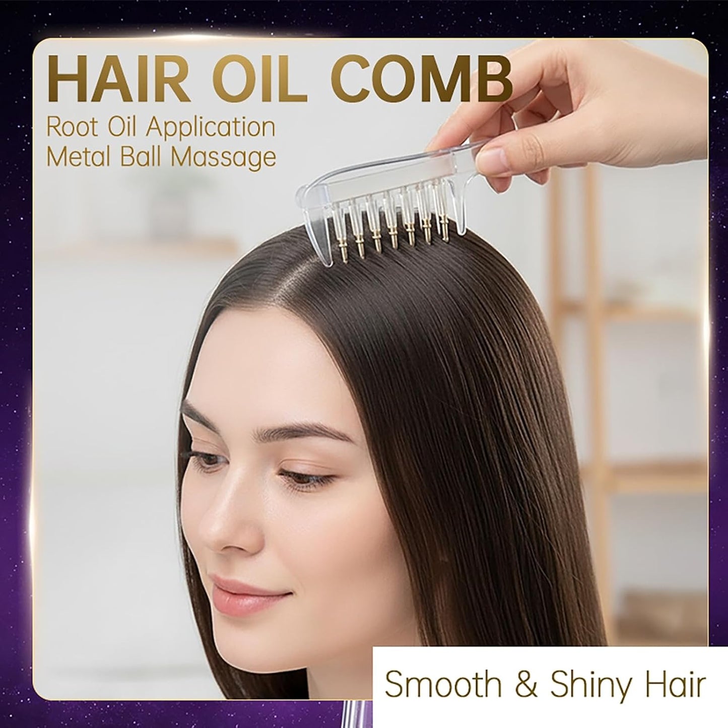 Scalp Essential Oil Comb, Hair Care Oil Oilapplicator, Minoxidil Applicator
