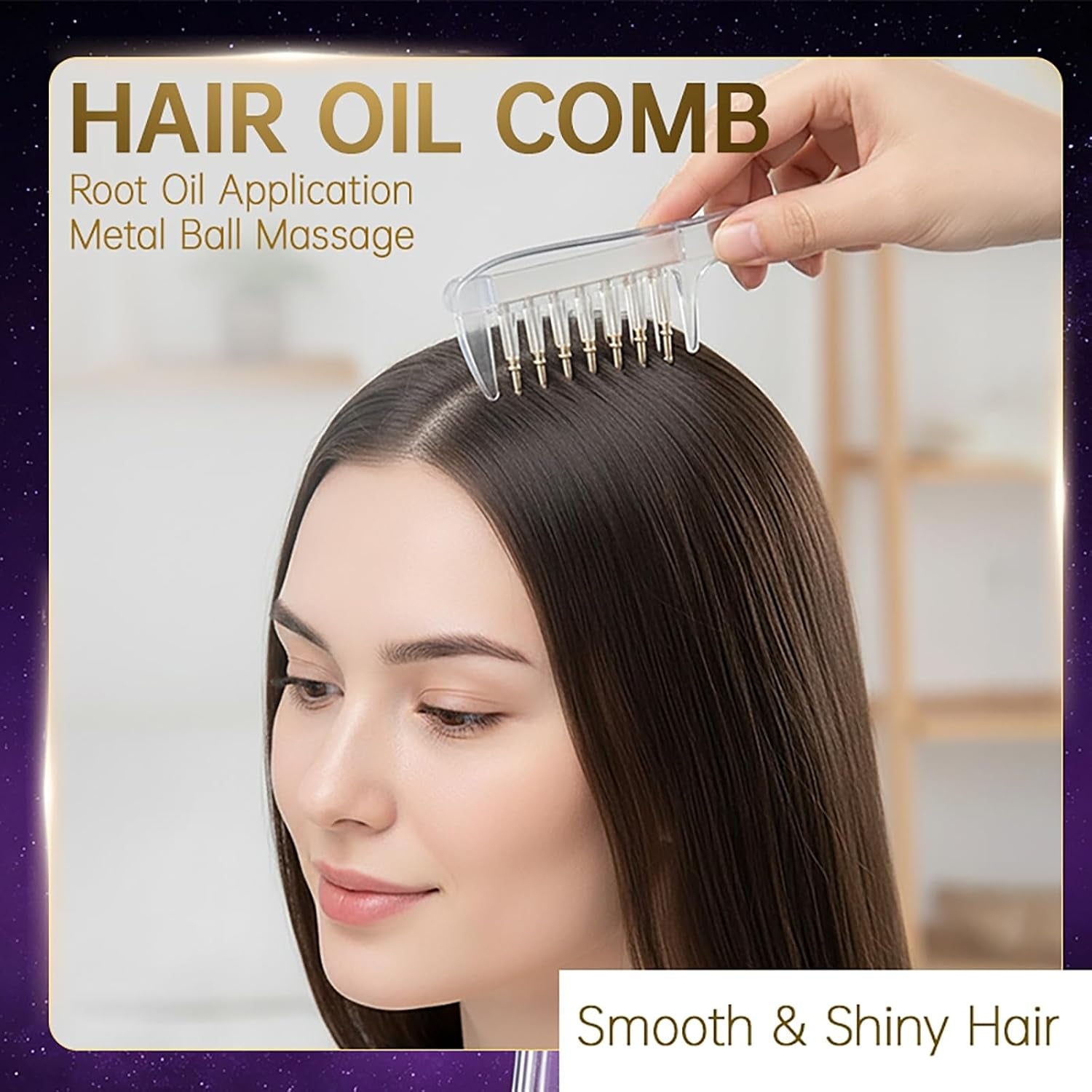 Scalp Essential Oil Comb, Hair Care Oil Oilapplicator, Minoxidil Applicator