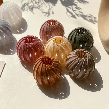 New Fashion Women Bun Claw Clips Horsetail Buckle Clip Bird Nest Expanding Hair Accessories Female Ponytail Headwear