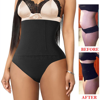 MISSMOLY Womens Shapewear Tummy Control Thong plus Size Shapewear Girdle High Waisted Body Shaper Slimming Compression Underwear