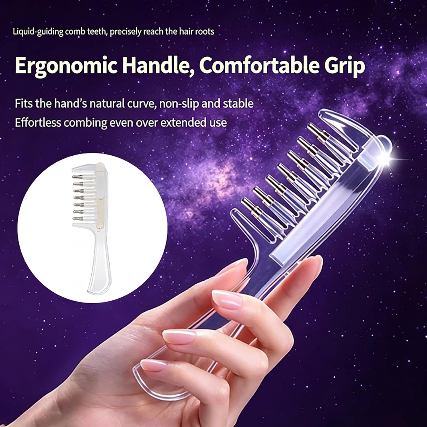 Scalp Essential Oil Comb, Hair Care Oil Oilapplicator, Minoxidil Applicator